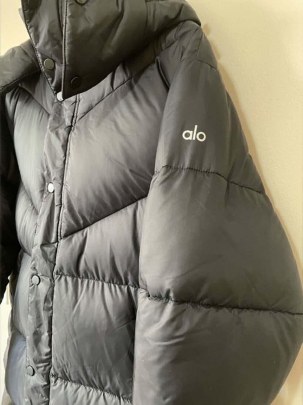 NEW ALO Gold Rush Puffer Trench Long Coat Jacket | US XS Unisex - Picture 11 of 14